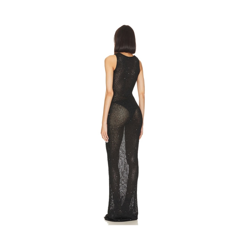 ASTA RESORT NATALIA MAXI DRESS IN BLACK XS